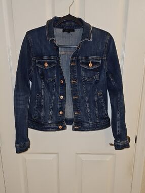 Talbots Dark Blue Denim Jacket - Women